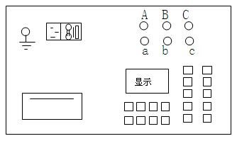 變壓器全自動(dòng)變比組別測試儀廠家面板圖