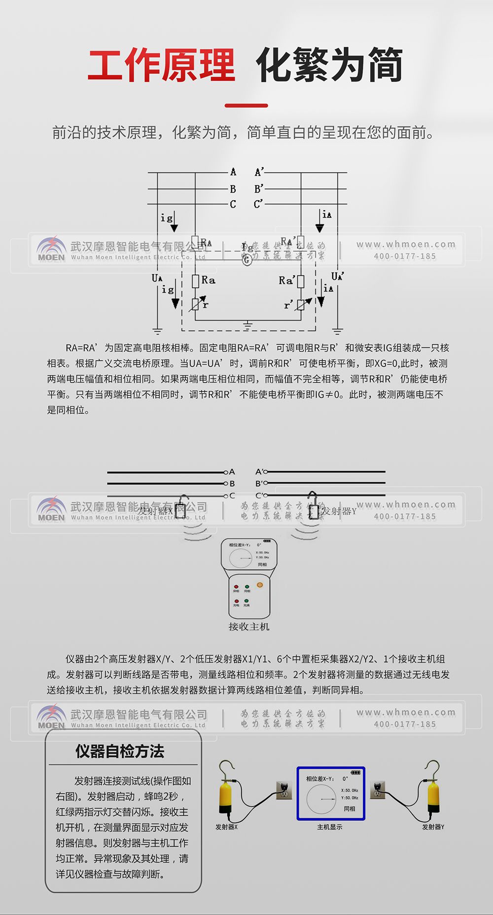 中置柜多功能無(wú)線高壓核相儀工作原理